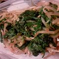 うずまきぃ's cooksnap of when they made にら＆ほうれん草＆もやしのナムル★.