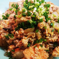 sooh68's cooksnap of when they made 厚揚げと鶏ミンチの卵炒め.