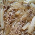 tmm☆1212's cooksnap of when they made ひき肉、大根、マロニーの炒め煮.