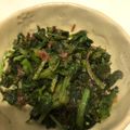 クックSHWQHD☆'s cooksnap of when they made ご飯のお供に♪大根の葉っぱでごま油炒め.