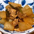 moto_'s cooksnap of when they made 簡単おつまみ☆大根とにんにくの芽炒め.