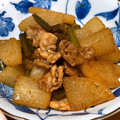 moto_'s cooksnap of when they made 簡単おつまみ☆大根とにんにくの芽炒め.