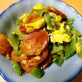 omiso's cooksnap of when they made モロッコいんげんのウィンたま炒め。.