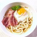 ✼••┈┈••✼'s cooksnap of when they made モーニング月見うどん.