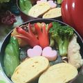 虹色♪︎ちゅーりっぷ's cooksnap of when they made ハートのお弁当ご飯.