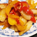 chaya゜'s cooksnap of when they made 【病院】ちくわとピーマン炒め煮【給食】.