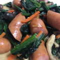 まゆまルイ's cooksnap of when they made 簡単！ほうれん草としめじの醤油マヨ炒め.