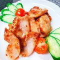 ☆３匹の子ぶた☆'s cooksnap of when they made お弁当に！豚のから揚げスイチリソース.