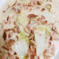 ☆hiroppy☆'s cooksnap of when they made 白菜と豚肉のクリーム煮.