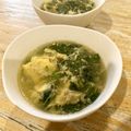 さるちゃんばなな's cooksnap of when they made モロヘイヤとえのきのカンタン中華スープ.