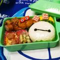 あゆゆきママ's cooksnap of when they made キャラ弁 ベイマックスおにぎり.