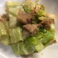 やーしー's cooksnap of when they made 長ねぎたっぷり!豚肉キャベツの味噌炒め☆.