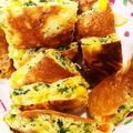 ゴンべ007's cooksnap of when they made フライパンで楽々！1歳からのケークサレ☆.