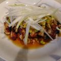 nacha55's cooksnap of when they made 鶏むね肉でねぎたっぷり油淋鶏ユーリンチー.