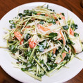 ☆もっくん☆'s cooksnap of when they made 簡単★かいわれ＆カニかま★わさびマヨ和え.