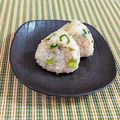 SP♪'s cooksnap of when they made ちりめんネギおかかのおにぎり♡.