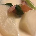 irururu's cooksnap of when they made かぶとソーセージのコンソメミルクスープ♪.