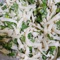 クックJZIGK8☆'s cooksnap of when they made 【ルッコラと大根のゴママヨサラダ】.