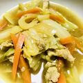 クックUUMSUY☆'s cooksnap of when they made やわらか豚肉と白菜の和風カレー炒め.
