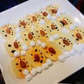 curisupin's cooksnap of when they made クリスマスの簡単お菓子スノーマンチップス.