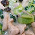 とかげのおかあさん's cooksnap of when they made 簡単！鶏胸肉と青梗菜のクリーム煮.