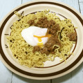 おはなすき's cooksnap of when they made 和風焼きそば☝塩昆布&納豆&半熟卵❤簡単.
