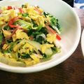☆とらもも☆'s cooksnap of when they made 豆苗とかにかまの簡単サラダ.