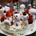 ひとみn♪'s cooksnap of when they made 簡単で可愛い！マシュマロ雪だるま2015.