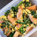 ぷぅむぅもく's cooksnap of when they made ほうれん草とソーセージの玉子炒め。.