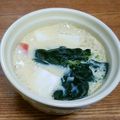 クックZTZ10H☆'s cooksnap of when they made 豆腐と鶏肉の茶碗蒸し.