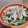 今日の勝家御膳's cooksnap of when they made バター炒めキノコのサラダ.