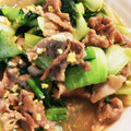 クックCLVII9☆'s cooksnap of when they made 小松菜と豚バラ肉の中華炒め.