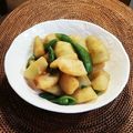 ｊｏｃｏｍｏｍｏｌａ's cooksnap of when they made じゃが芋とスナップえんどうの甘醤油炒め.