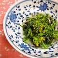 ちわここ's cooksnap of when they made 菜の花と小女子の炒め蒸し.