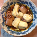 kartoffel's cooksnap of when they made 簡単✩里芋とイカの缶詰めの煮物.
