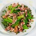 アクィ♡'s cooksnap of when they made からし菜のベーコン炒め.