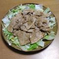 55才のおじさん's cooksnap of when they made 簡単☆豚ロース生姜焼き.