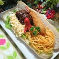 虹色♪︎ちゅーりっぷ's cooksnap of when they made お子様ランチサンド.
