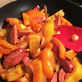 ame-ikuru's cooksnap of when they made ウインナーと野菜の甘酢炒め.