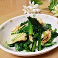 クックI7I5L1☆'s cooksnap of when they made 小松菜とほうれん草の辛子あえ♪.