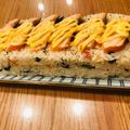 ゆかちん☆♪'s cooksnap of when they made 炙りサーモン押し寿司.
