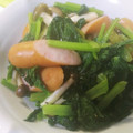maritan★'s cooksnap of when they made ☆小松菜とウインナーとしめじのソテー☆.