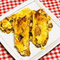 tokotann's cooksnap of when they made ❁さんまの蒲焼缶で簡単ピカタ風❁.