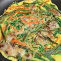 じゃけさんご's cooksnap of when they made 簡単！カリカリ！天ぷら粉でチヂミ！！.