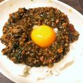 さちaro's cooksnap of when they made ほうれん草 キーマカレー.