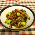龍青空ママ's cooksnap of when they made ひき肉ゴボウひじき煮✤副菜&作り置きに….
