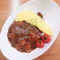 なふぃこ's cooksnap of when they made トップ10入り！卵ふんわり♡オムハヤシ.