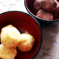 ♡こもれび♡'s cooksnap of when they made とっても簡単♪さつまいも団子.