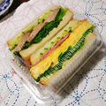 ドラエミ's cooksnap of when they made ☆お腹も満足♪ 厚焼き卵のサンドイッチ☆.
