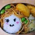 honey19's cooksnap of when they made 簡単★幼稚園お弁当 スパゲティ頭の女の子.